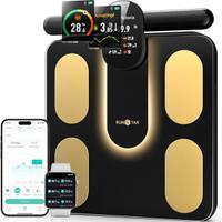 Bilancia smart 8 elettrodi peso corporeo e grasso,