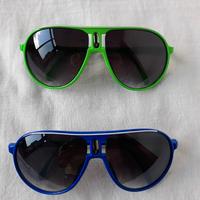 Occhiali Sole Unisex Verdi Blu Plastica