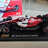 F1 Alfa Romeo Sauber C42 2022 V. Bottas - 1:43