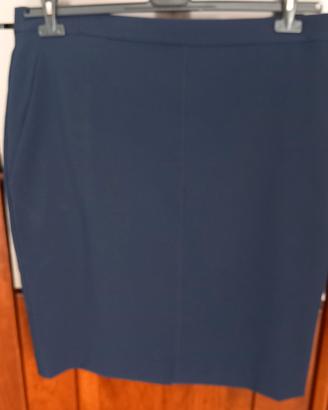 Gonna al ginocchio blu Elena  Mirò 