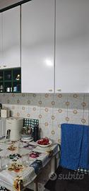 Cucina usata bianca e verde