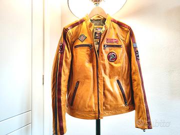 Giacca in pelle da moto donna