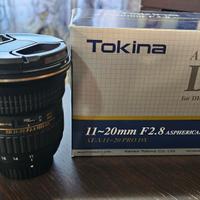 Tokina 11-20 F2.8 attacco nikon