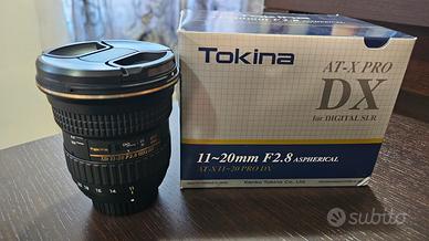 Tokina 11-20 F2.8 attacco nikon