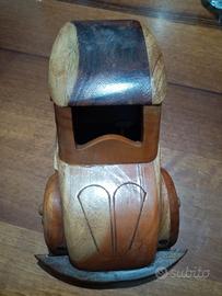 Modellino auto legno 