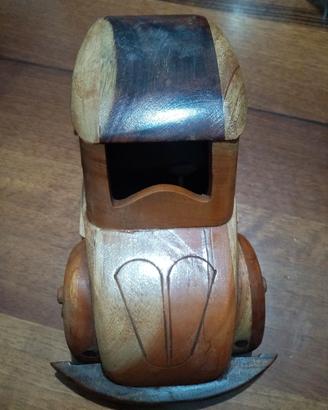 Modellino auto legno 