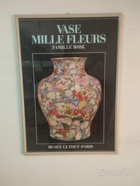 Quadro grande vaso floreale “Mille Fleurs” – stamp