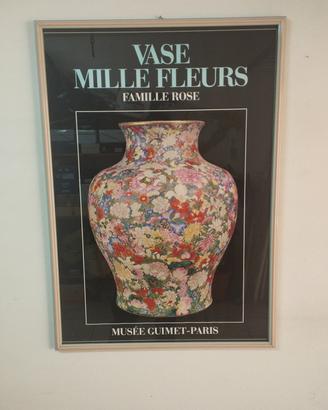 Quadro grande vaso floreale “Mille Fleurs” – stamp