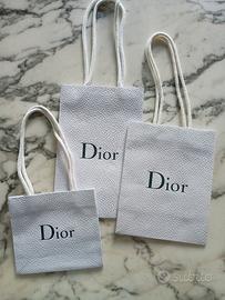 Set 3 buste carta / shopper Dior