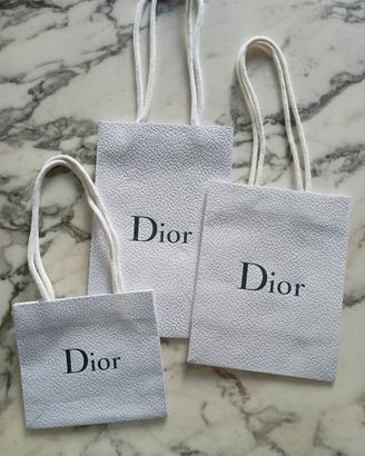 Set 3 buste carta / shopper Dior