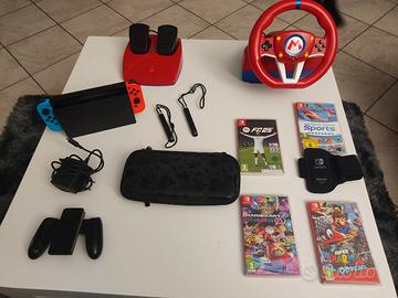 switch più giochi più accessori