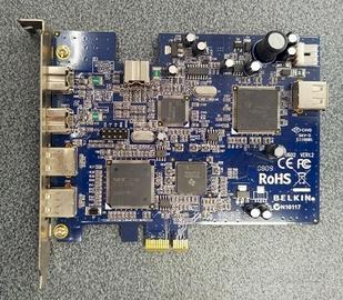 Scheda espansione Pci-Express  Firewire1394 USB2.0