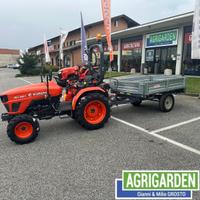 Trattorino KUBOTA EK1-261 e rimorchio 10 q.li