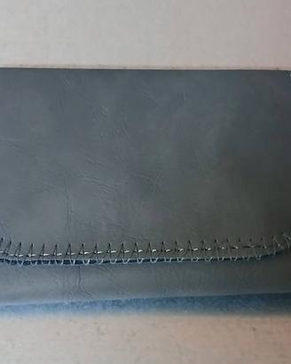 Porta tabacco, monete, carte grigio new old stock