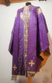 Casula Sacerdote antica di seta