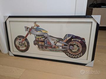 quadro 3d modern art Harley Davidson