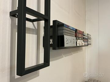 Scaffali metallici libreria a muro