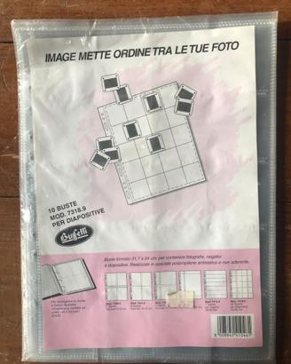 Plasticoni per archiviare diapositive
