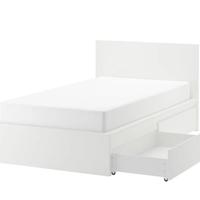 Letto malm ikea una piazza e mezza