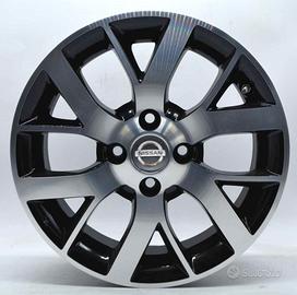 4 cerchi lega nissan note r15 lt1106
