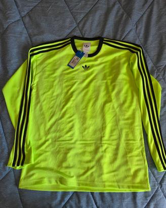 maglietta a maniche lunghe Adidas adicolor Jacquar