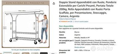 Appendiabiti doppio