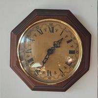 orologio da parete in legno vintage