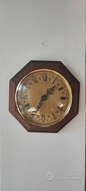 orologio da parete in legno vintage
