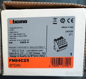 Modulo magnetotermico trifase 4P Bticino da 25A