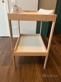 Fasciatoio IKEA bianco faggio/ 72x53 cm - compatto