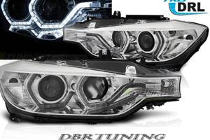 Coppia fari 3D LED Bmw F30 F31 12-15 cromo