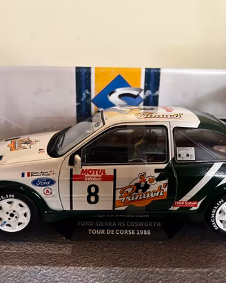 Modellino ford sierra cosworth tour de corse 1988