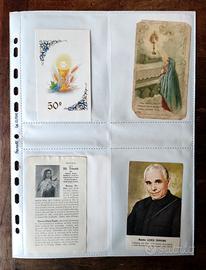 Santini Religiosi Comunione Collezione D'epoca 