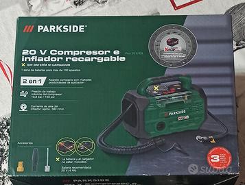 Parkside soffiatore + compressore fino a 10,3 Bar 