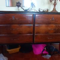 Comò Vintage anni 40/50 a 6 cassetti
