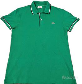Polo Lacoste Uomo Manica Corta Verde S