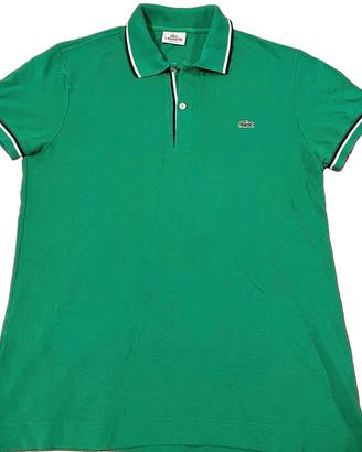 Polo Lacoste Uomo Manica Corta Verde S
