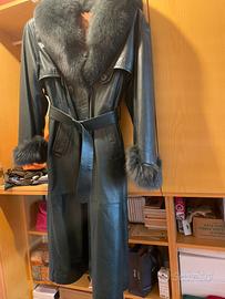 Cappotto pelliccia/pelle vera