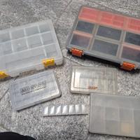 Lotto contenitori porta minuterie slot cars