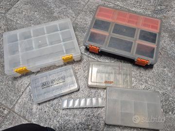 Lotto contenitori porta minuterie slot cars