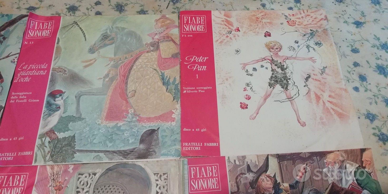 fiabe sonore dischi 45 giri vinile + libri fabbri - Musica e Film In  vendita a Palermo