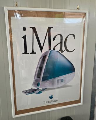 Poster Originale Apple Store iMac G3 1998 Vintage