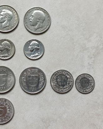 2 Monete inglesi Giorgio V/1929 + Giorgio VI/1940