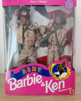 Barbie e Ken afroamericana 5627 esercito Stars 'n