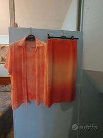 Completo rosa salmone