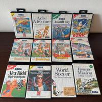 Sega master system II + light phaser + 17 giochi