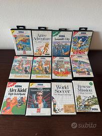 Sega master system II + light phaser + 17 giochi