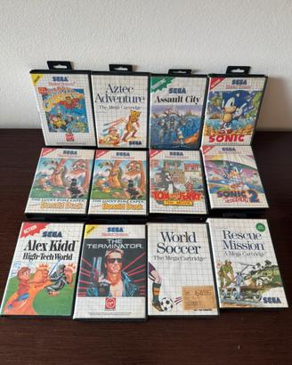 Sega master system II + light phaser + 17 giochi
