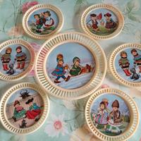 Sottobicchieri plastica vintage italiani anni '60