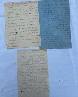 3 lettere soldato 1800